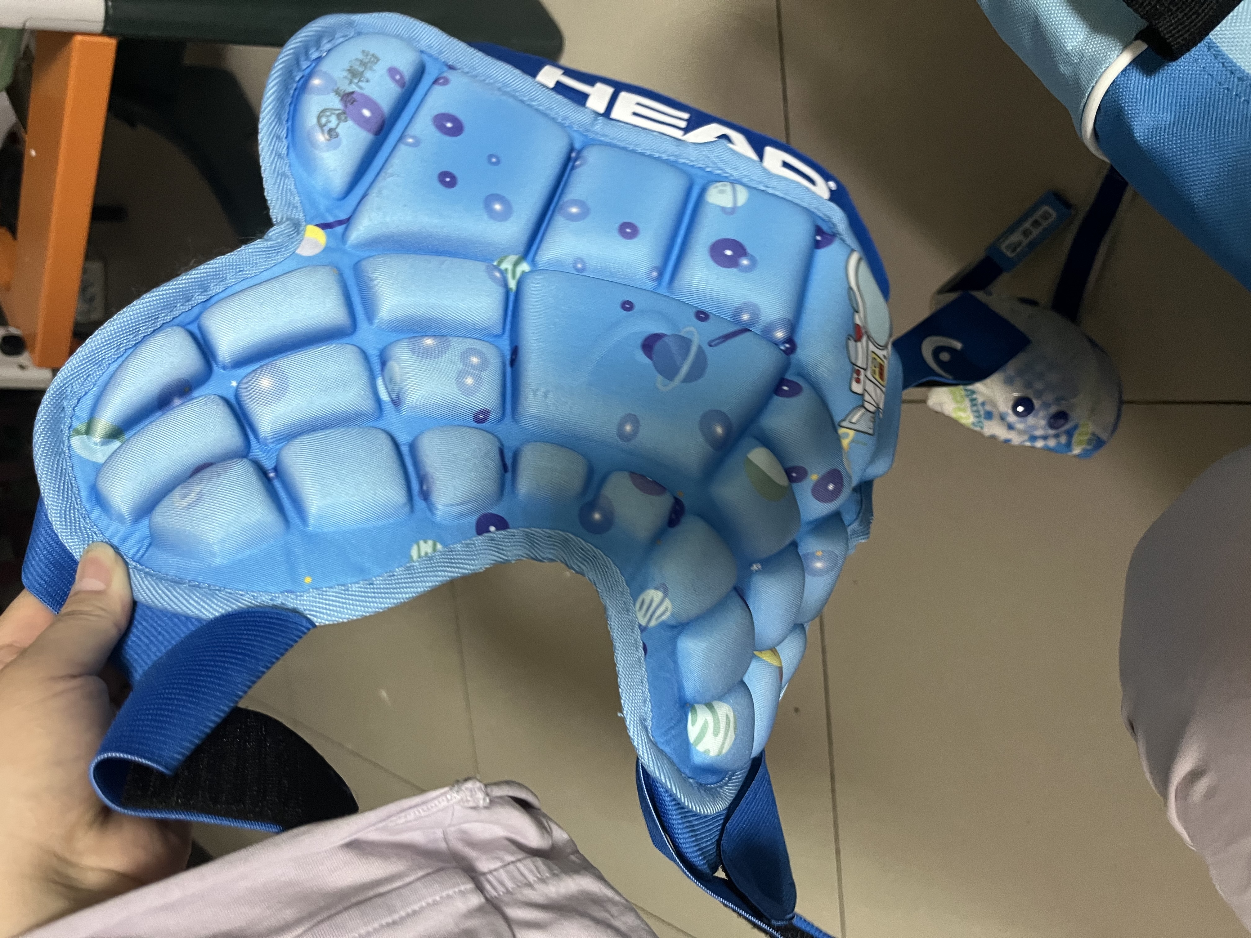 海德（HEAD）轮滑护具儿童防摔裤溜冰护臀垫滑板滑冰滑雪溜冰屁股垫 蓝色小码 实拍图