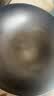 爱仕达（ASD）炒锅极铁无涂层不锈锤纹精铁家用炒菜锅34cm燃气电磁炉通用A16 实拍图