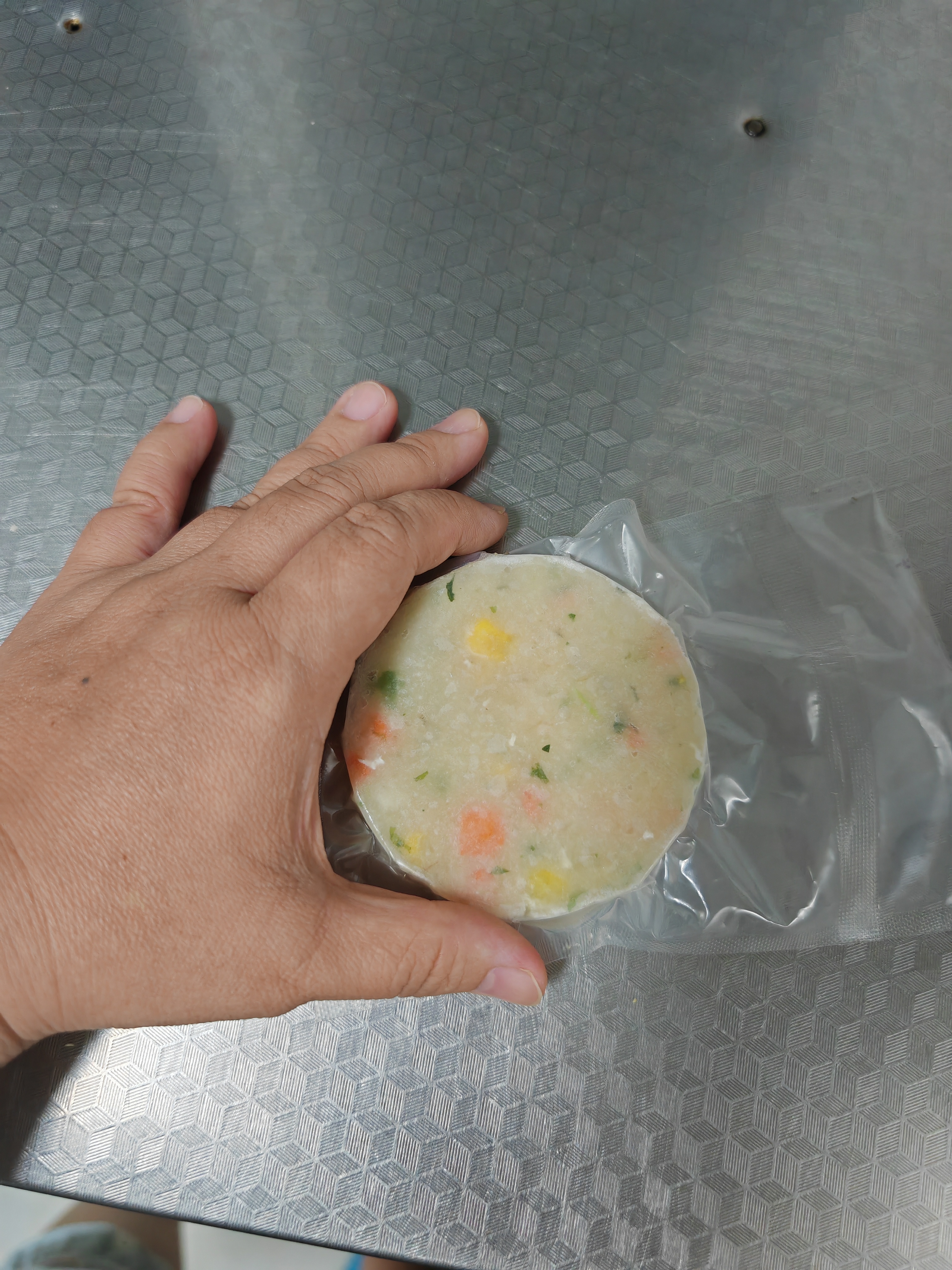 秋田满满冷冻鳕鱼鲜虾饼208g*2大西洋真鳕鱼儿童早餐半成品 实拍图