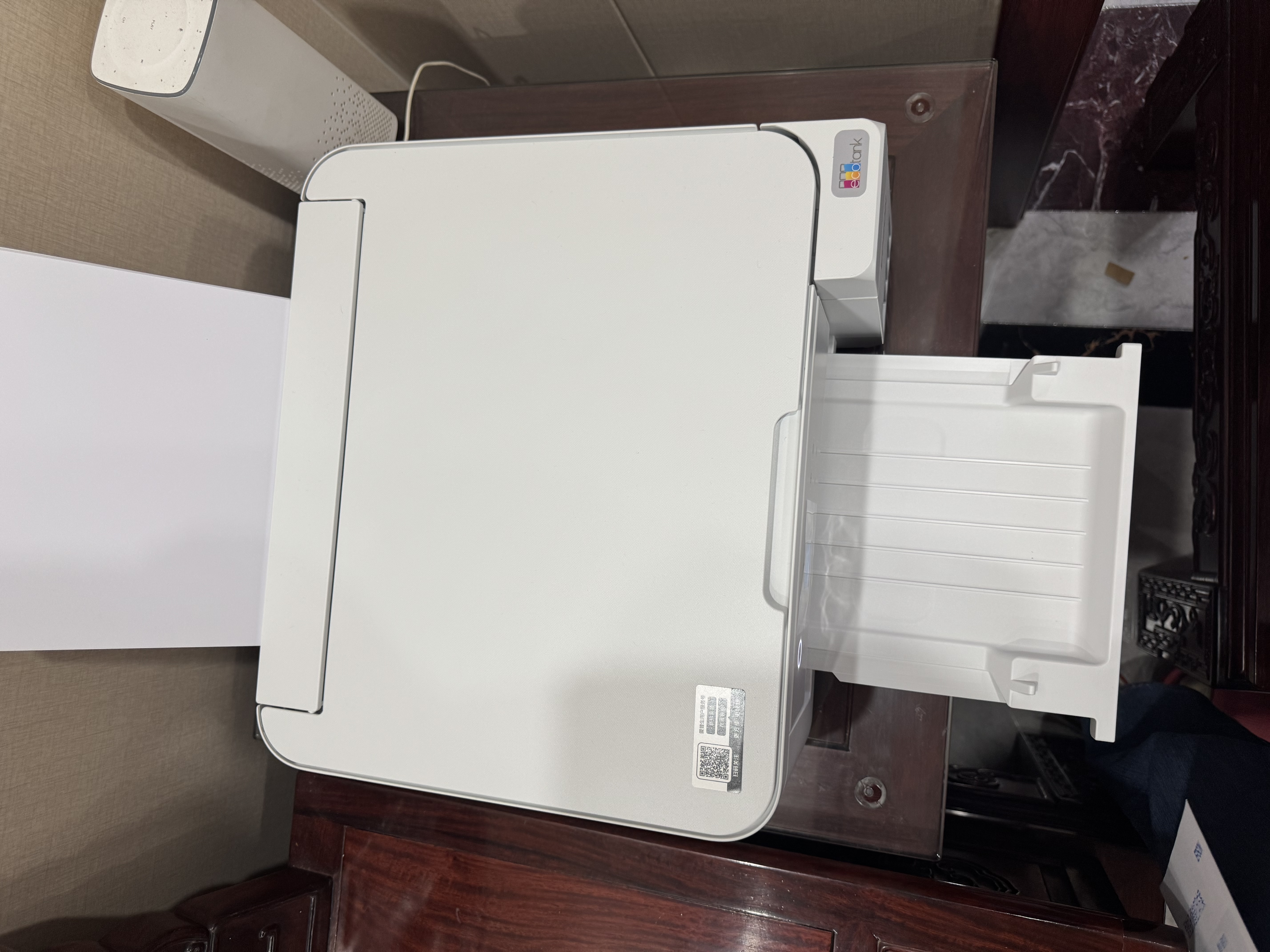 爱普生（EPSON）【6代新品】L4356墨仓式彩色无线AI学习打印机一体机家用办公  L4266升级版[自动双面 液晶屏 白] 实拍图