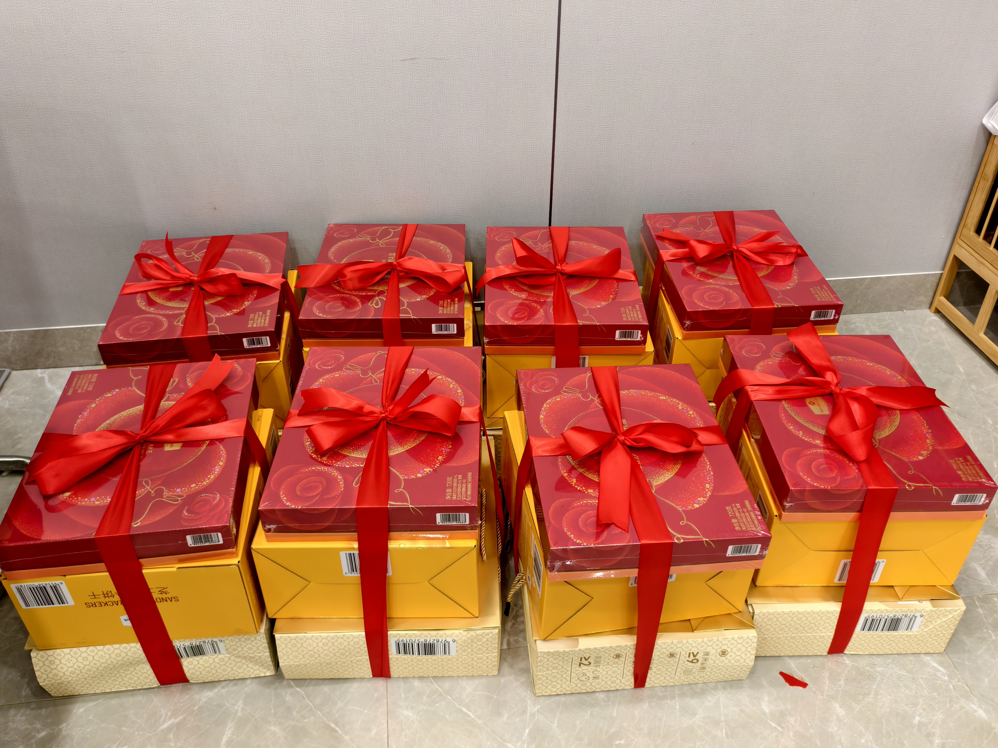 吕姆克丝带缎带宽4cm 礼物盒包装丝带新年装饰汽车飘带大红色45m长6378 实拍图