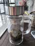 捷安玺玻璃杯双层高硼硅夏季带把手杯耐高温泡茶杯水杯子男女士生日礼物 实拍图