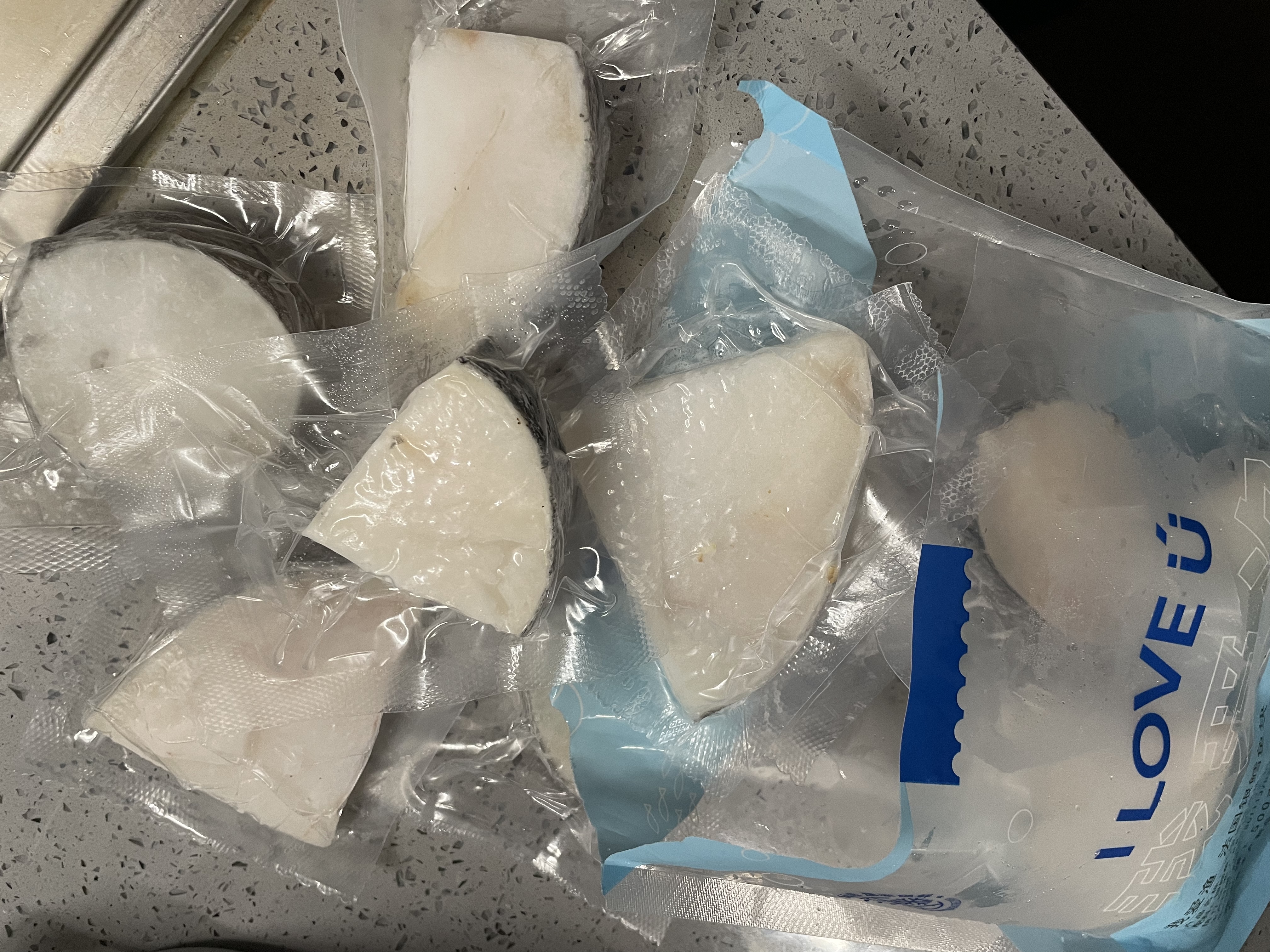 我爱渔银鳕鱼切块500g独立真空10-11块切块或偏尾段小规格 实拍图