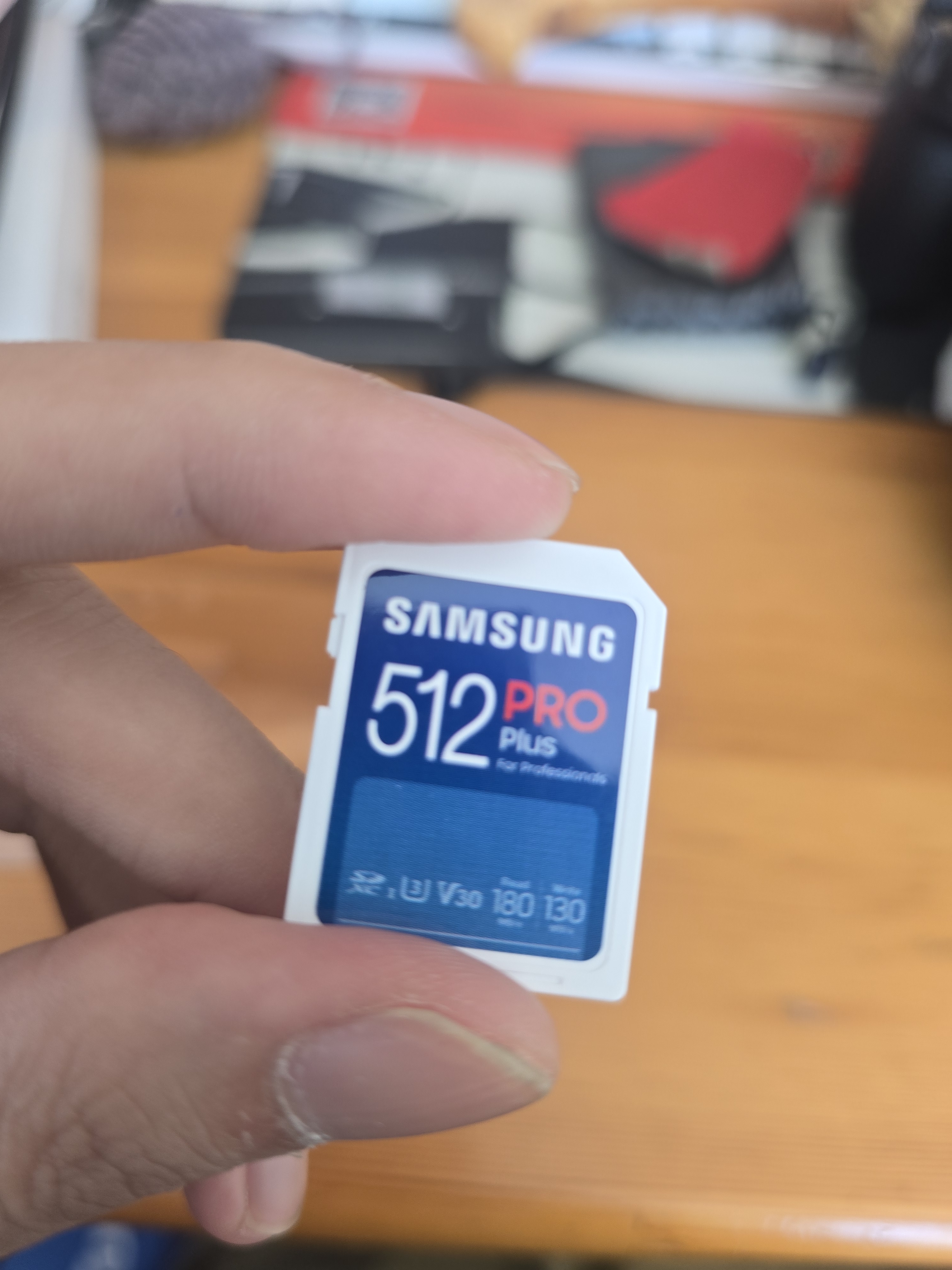 三星（SAMSUNG）512GB SD存储卡 高速PRO蓝卡 U3SD相机内存卡支持微单/单反相机4K视频 读速180MB/s写速130MB/s 实拍图