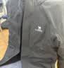 骆驼（CAMEL）三防冲锋衣户外登山服防水防风防污三合一保暖时尚运动外套 A9W214119AX，黑色，男女同 L 实拍图
