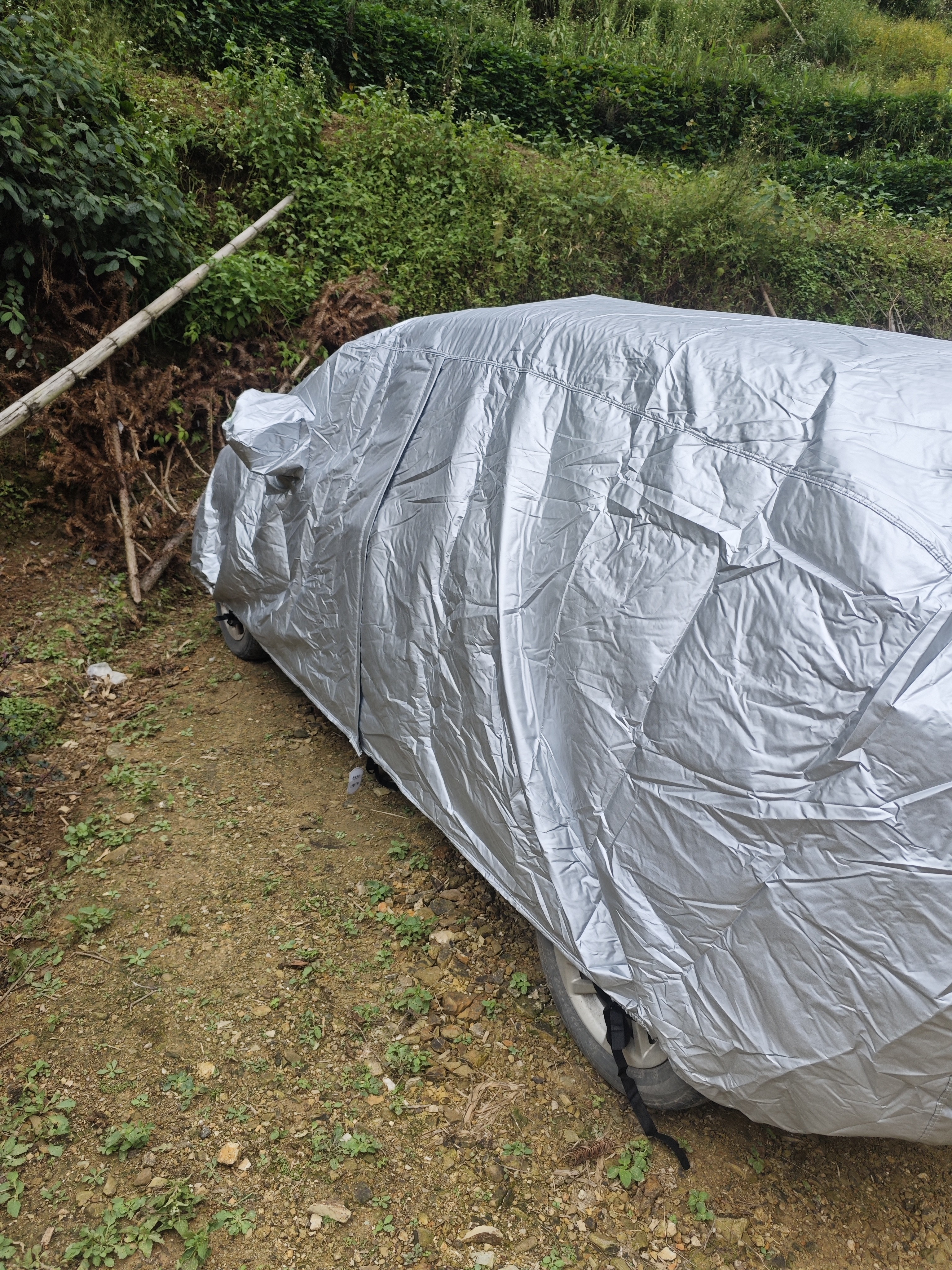 金雨保牛津布汽车车衣车罩防晒防雨隔热防尘加厚遮阳车套外全罩通用四季 【月光银】600D高密度牛津布+送收纳袋 三层加厚款*四季可用【防暴晒防雨防冰雹抗大风】 实拍图