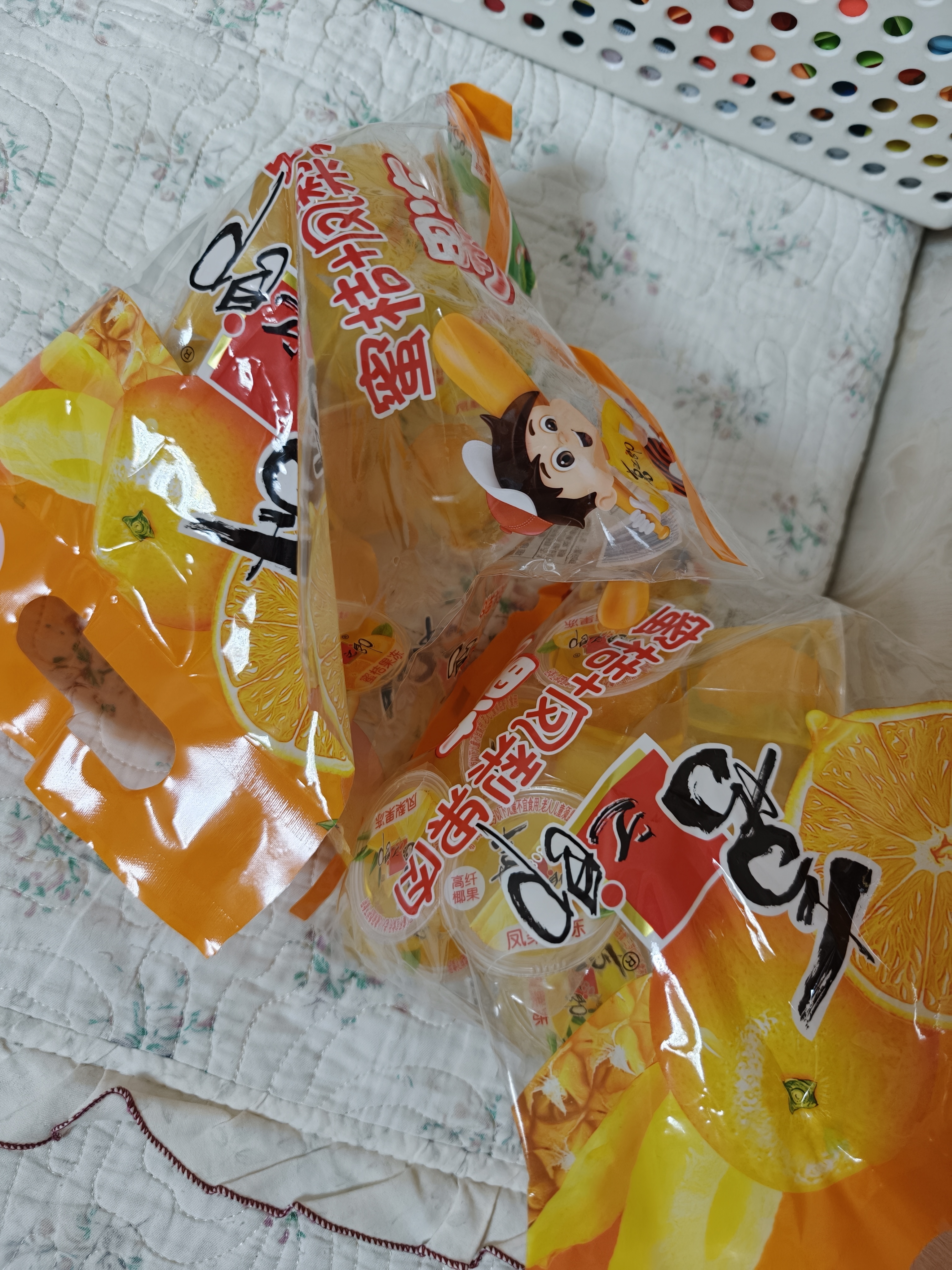 喜之郎蜜桔凤梨椰果果冻15杯共520g 休闲儿童解馋出游小零食下午茶 实拍图