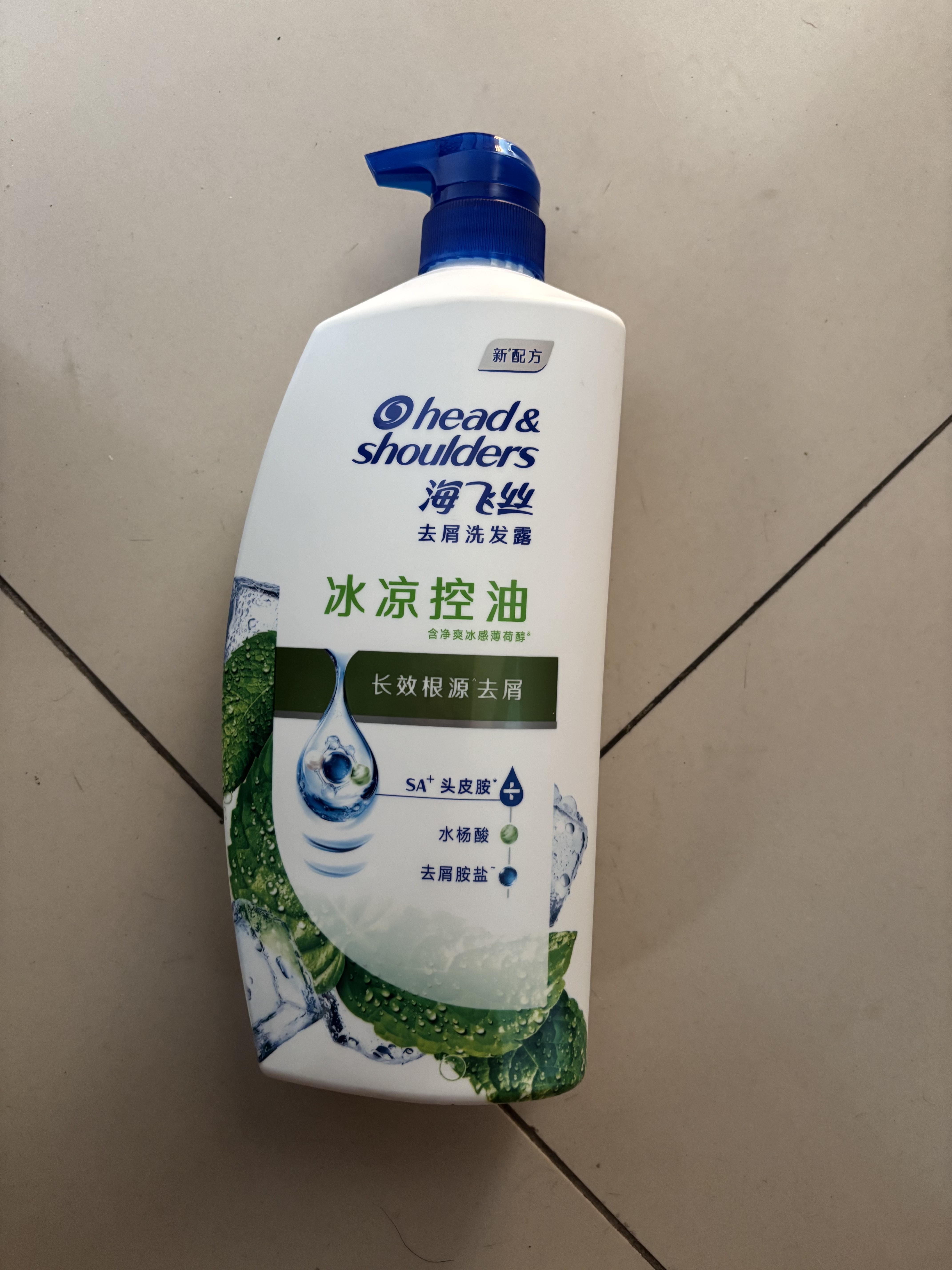 海飞丝去屑洗发水男士女士薄荷怡神1KG洗头膏洗发露薄荷控油京东自营 实拍图