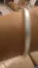 顺庆银楼古法银手镯哑光9999足银男女传承镯子饰品闭口素圈手镯送女友 古法20克60mm配证书 实拍图