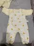 童泰新生婴儿衣服连体衣夹棉秋冬季0-6月初生宝宝纯棉加厚哈衣爬爬服 月亮星 59cm (建议1-3个月身高55-60cm) 实拍图