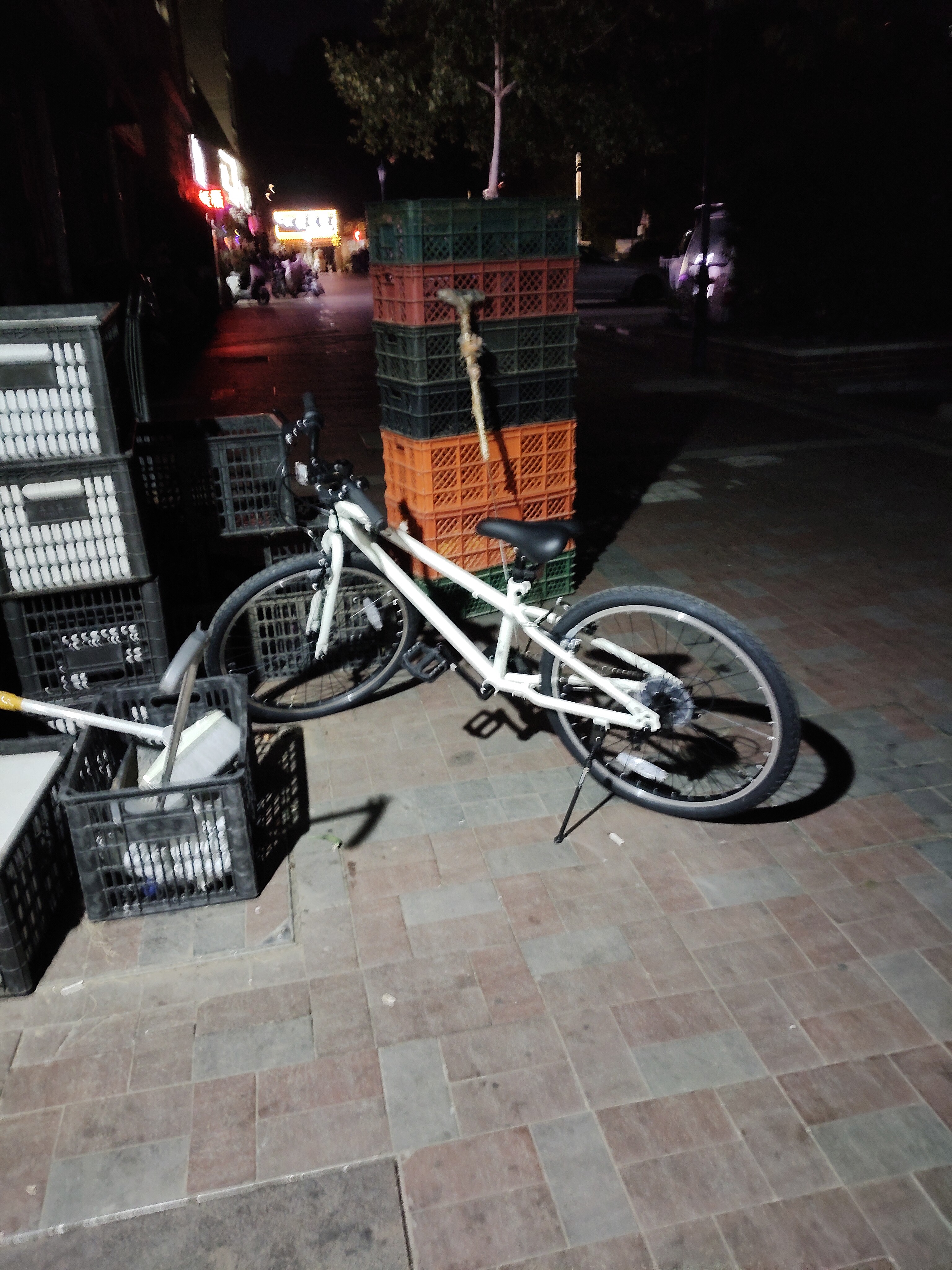 京东京造行云儿童自行车8-12-15岁自行车学生男女24寸山野白 实拍图