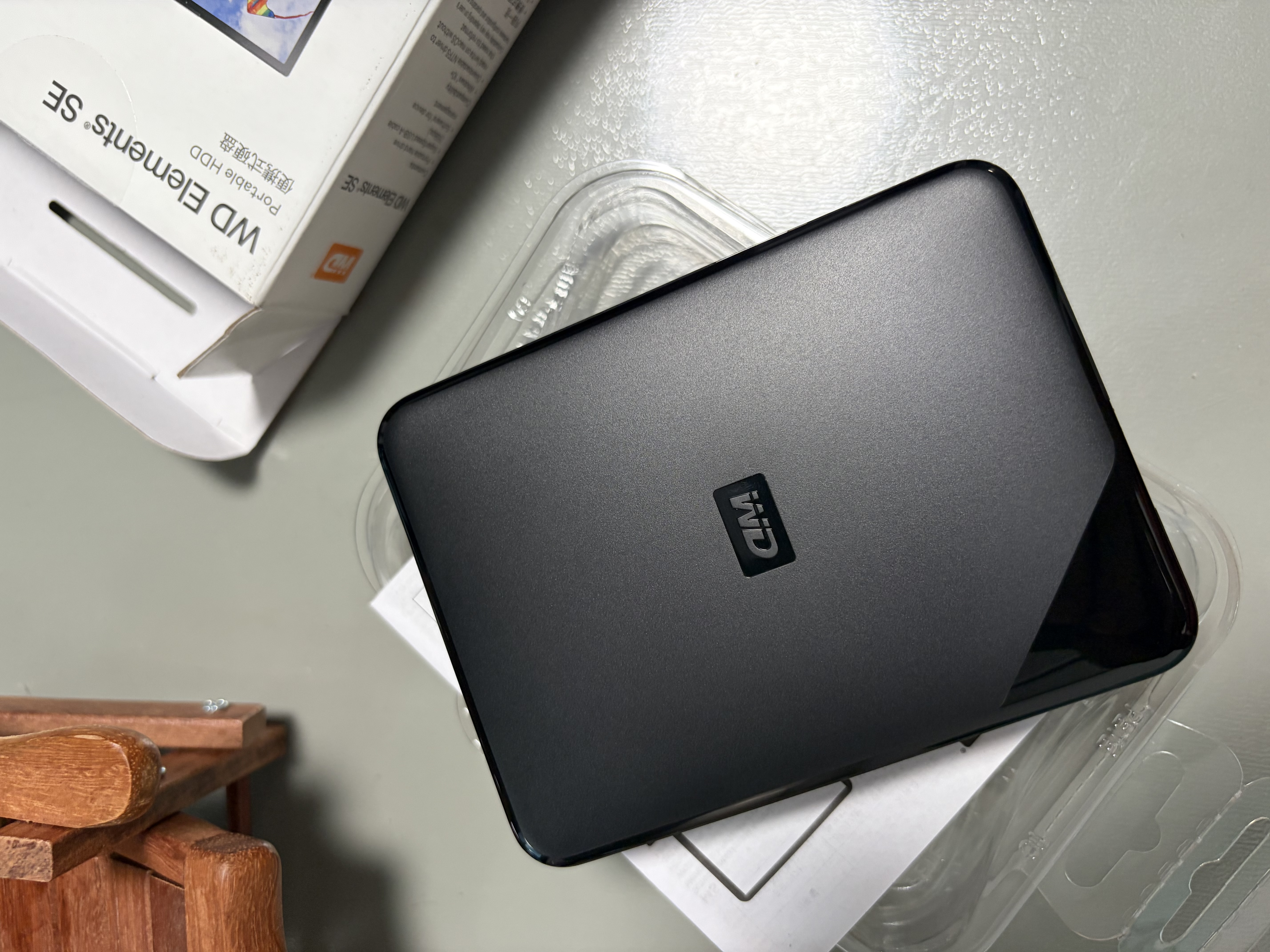 西部数据（WD）移动硬盘5TB USB3.0 SE系列 2.5英寸 机械硬盘 笔记本电脑外接 外置存储办公 大容量家庭存储 实拍图
