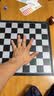 友邦（UB） 国际象棋磁性折叠便携成人儿童学生教学露营用棋4812B-C(大号) 实拍图