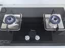 美的（Midea）燃气灶天然气 双灶具 4.8kW家用猛火灶台嵌两用 钢玻面板 可调底盘 二级能效 Q217B-M 实拍图