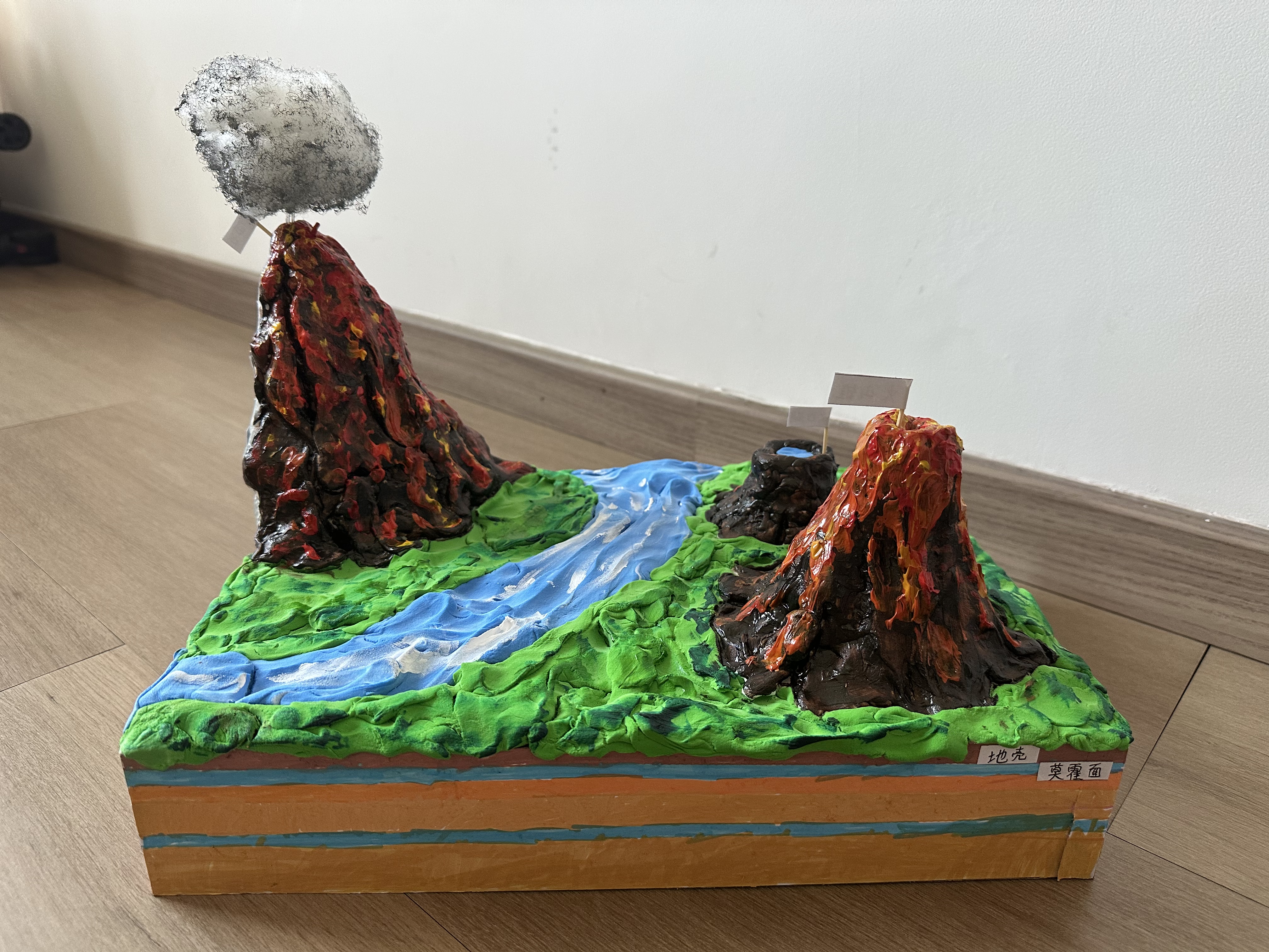 美邦祈富丙烯颜料12色带工具单瓶100ml干后防水不掉色肌理画丙烯画色彩颜料速写马克笔美育工具 实拍图