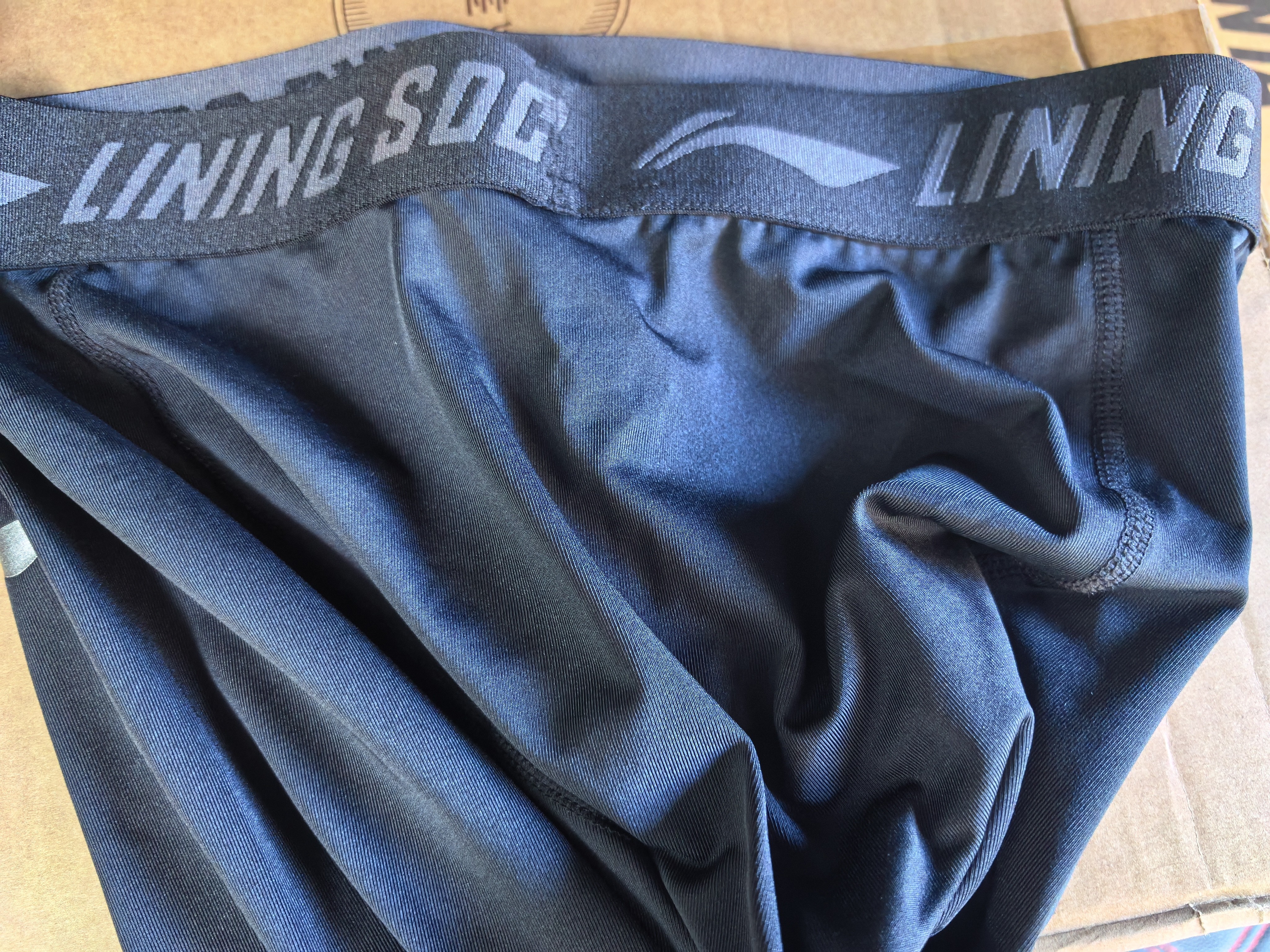 李宁（LI-NING）运动短裤男紧身裤篮球跑步速干高弹压缩裤打底内裤健身五分训练裤 实拍图