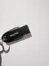 Sandisk闪迪64GB USB3.2 U盘 CZ550黑色 读速100MB/s 安全加密 数据恢复 学习办公电脑车载 高速大容量优盘 实拍图