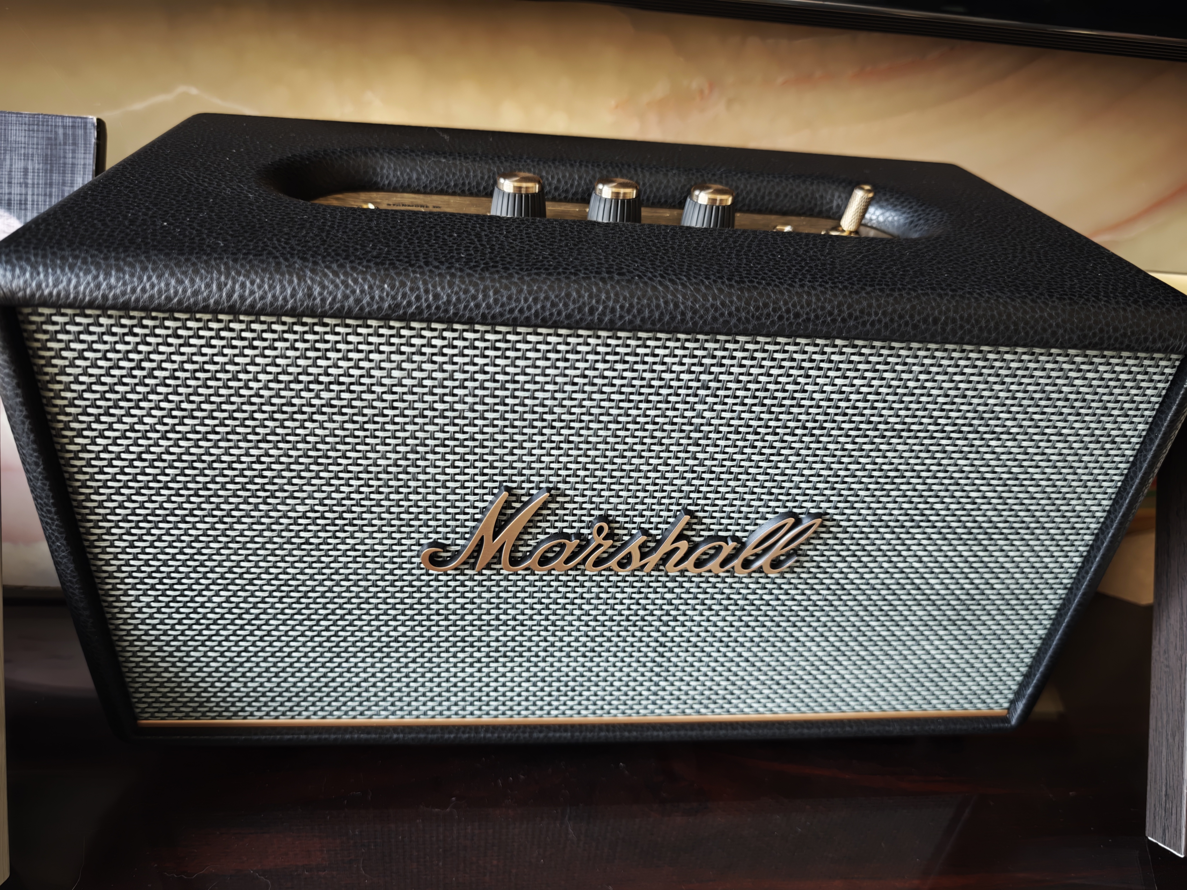 Marshall（马歇尔）STANMORE III音箱3代无线蓝牙摇滚家用重低音生日礼物送男朋友居家电脑音响 黑色 实拍图