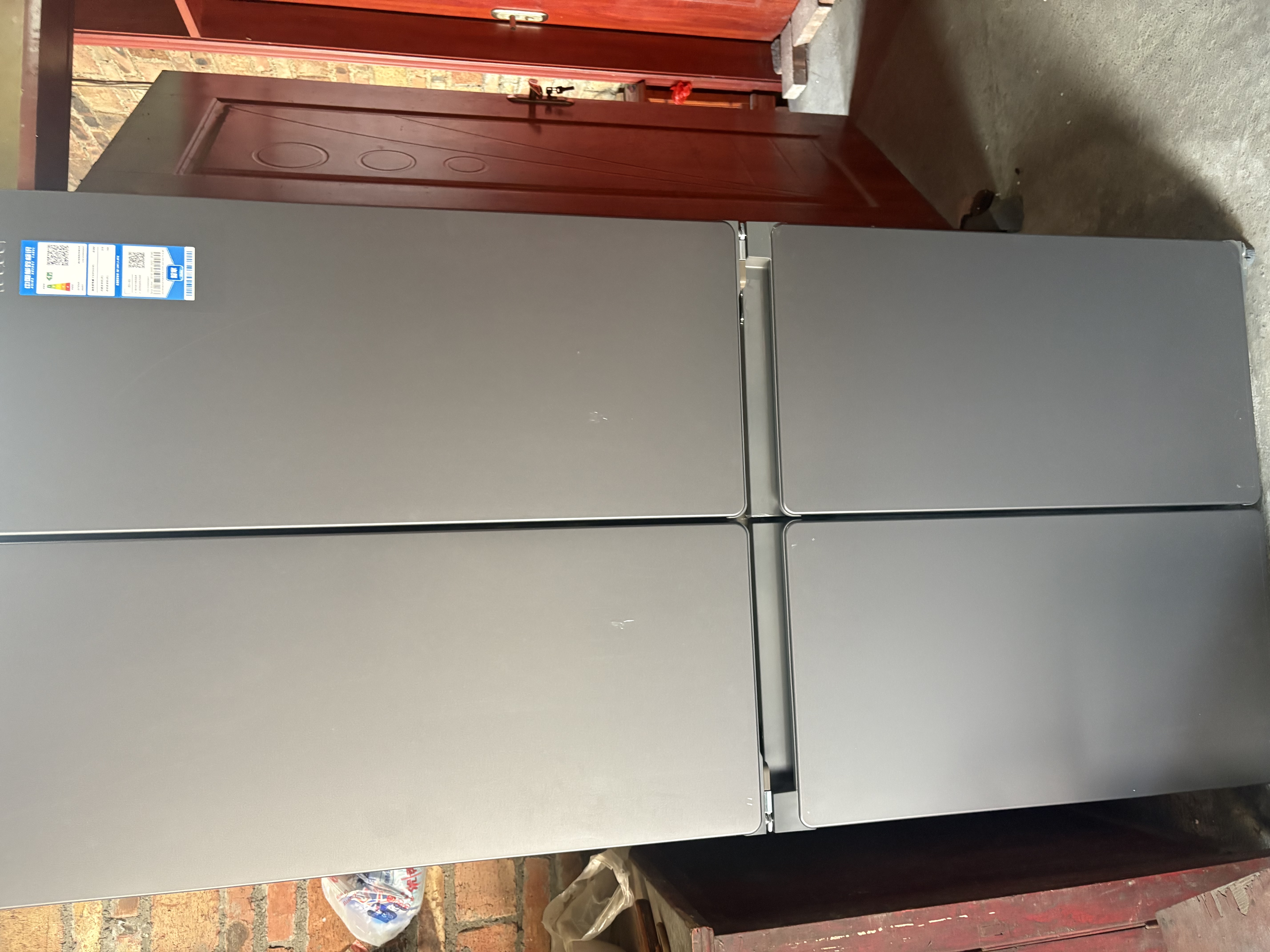 海尔（Haier）冰箱出品统帅懒人510系列502L十字对开门电冰箱家用超薄双系统双循环LTD-510WDS9U1 实拍图