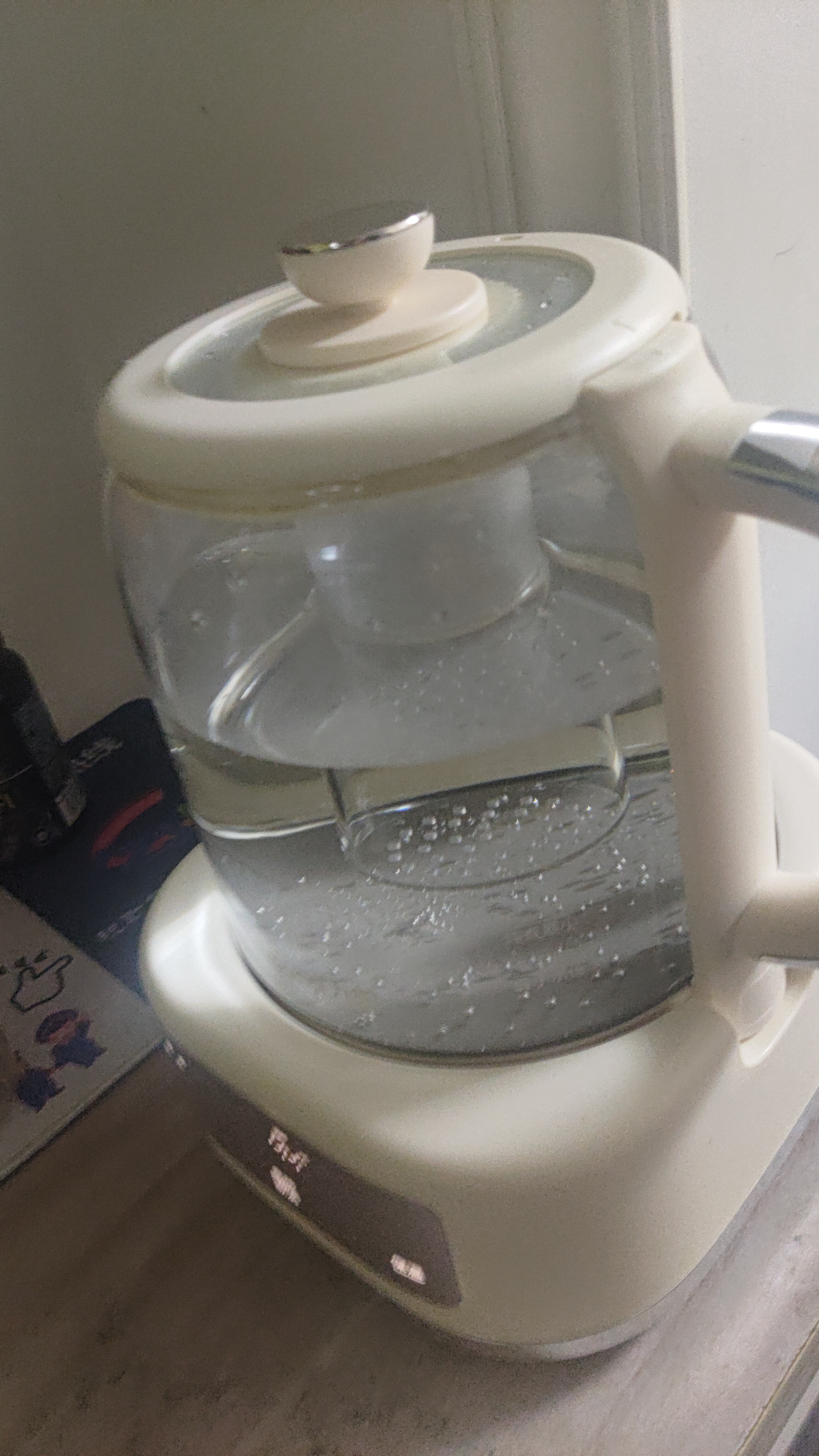 九阳（Joyoung）全玻璃沸萃养生壶 0胶水玻璃茶篮煮茶器恒温冲奶壶 办公室多功能花茶壶烧水壶1.5L PL170J 实拍图