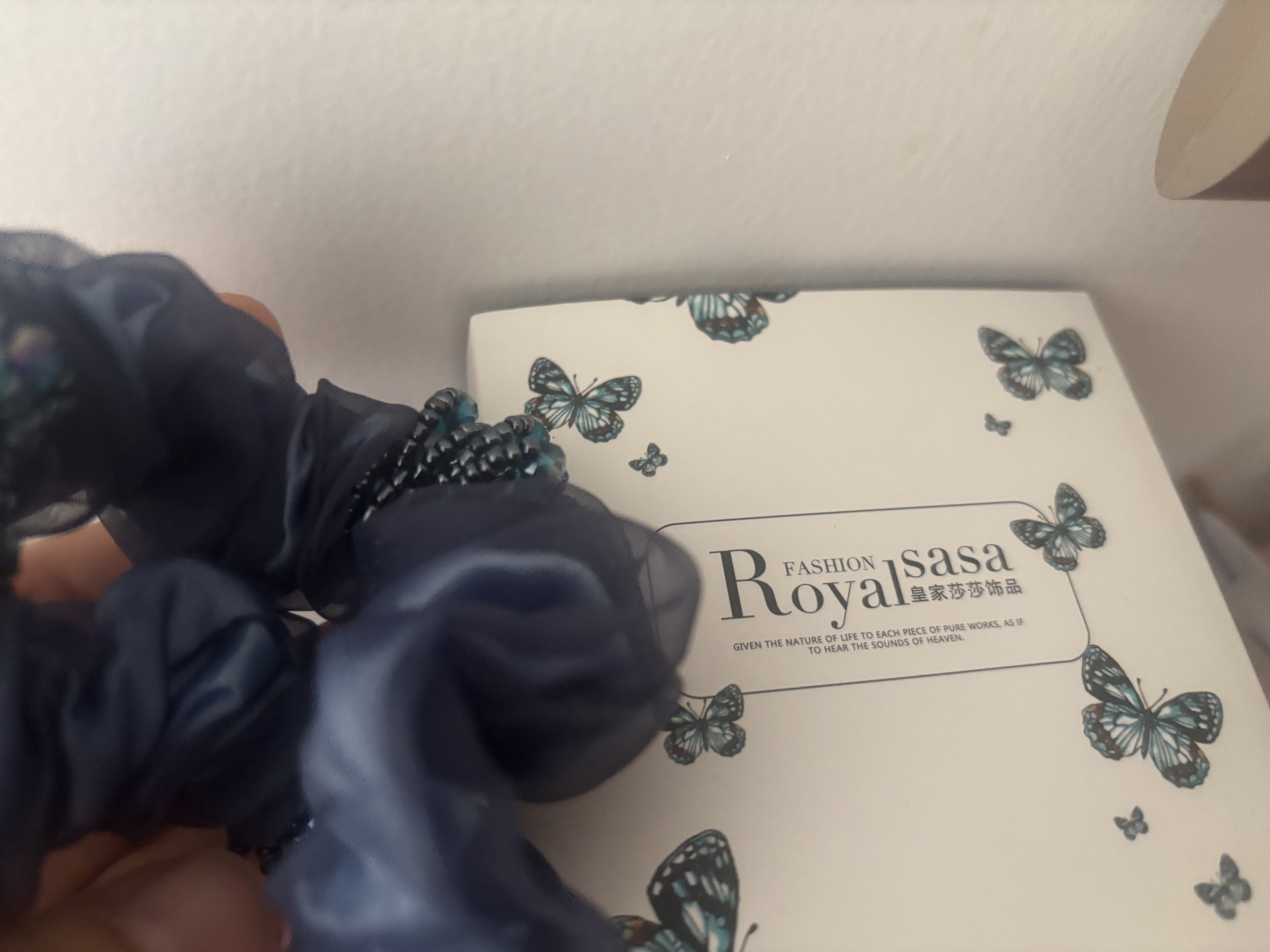 Royal sasa皇家莎莎发饰发圈串珠头花手工头饰品发绳盘发头绳大肠圈 实拍图