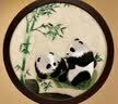蜀中瑰宝蜀绣双面刺绣熊猫摆件中国特色礼物送老外出国四川成都伴手礼纪念 牡丹锦鲤-送领导送老师送长辈新年礼（四川成都发货） 实拍图