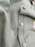 davebella戴维贝拉童装女童秋装针织开衫小童宝宝薄款毛衣儿童外套婴儿纯棉上衣 灰绿 90cm（建议身高80-90cm） 晒单实拍图