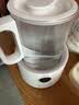 海尔恒温电热水壶1.5L 速热烧水壶泡奶机煮茶壶冲泡奶粉调奶器保温除氯不锈钢加热盘电热水壶H207白色 实拍图