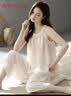 古今（GUJIN）云朵棉睡衣女挂脖式家居服时尚韩可外穿睡裤大码套装XL 实拍图