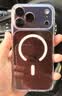图拉斯手机壳【全包相机按键| 软边气囊】适用苹果18promax手机壳iphone17promax新款磁吸防摔镜头 透明 实拍图