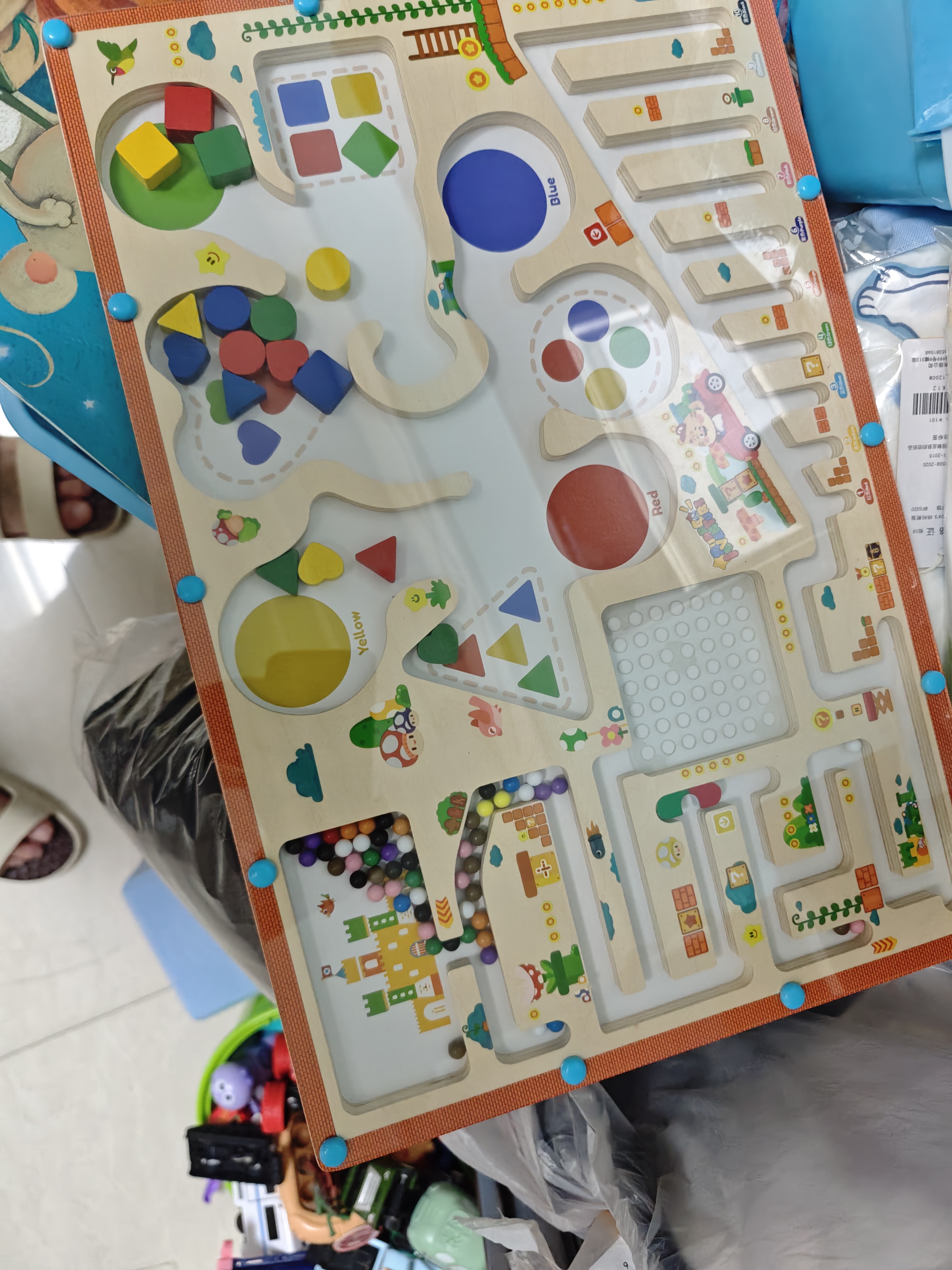 兰酷帕磁力迷宫走珠控笔专注力训练3-6岁儿童益智玩具男女孩国庆礼物 实拍图