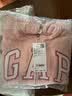 盖璞（GAP）女童秋季款logo抓绒宽松连帽衫儿童装卫衣上衣805318 实拍图