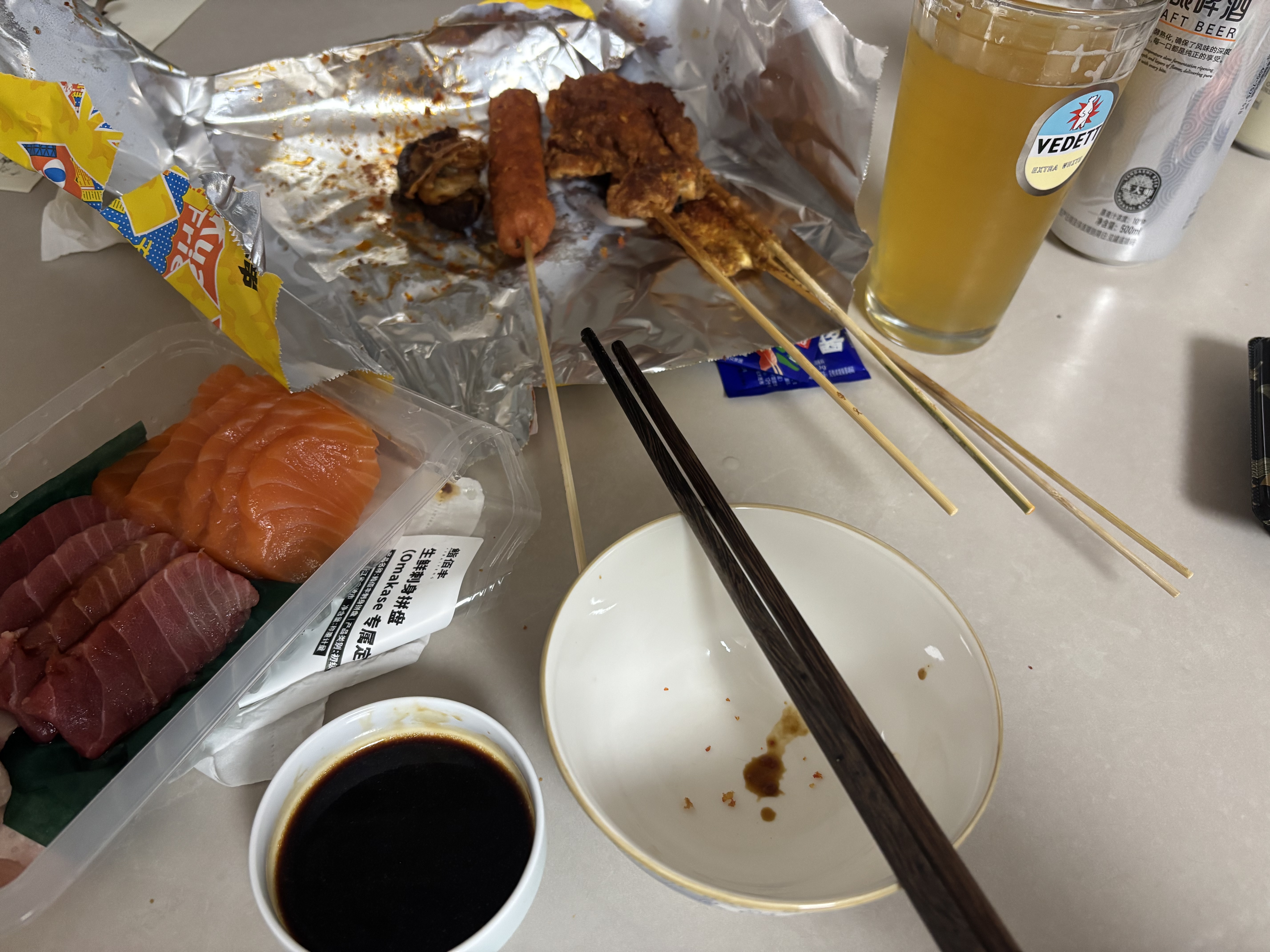 燕大师精酿啤酒500mL*12罐纯麦小麦原浆醇厚整箱聚会露营烧烤京东自营 实拍图