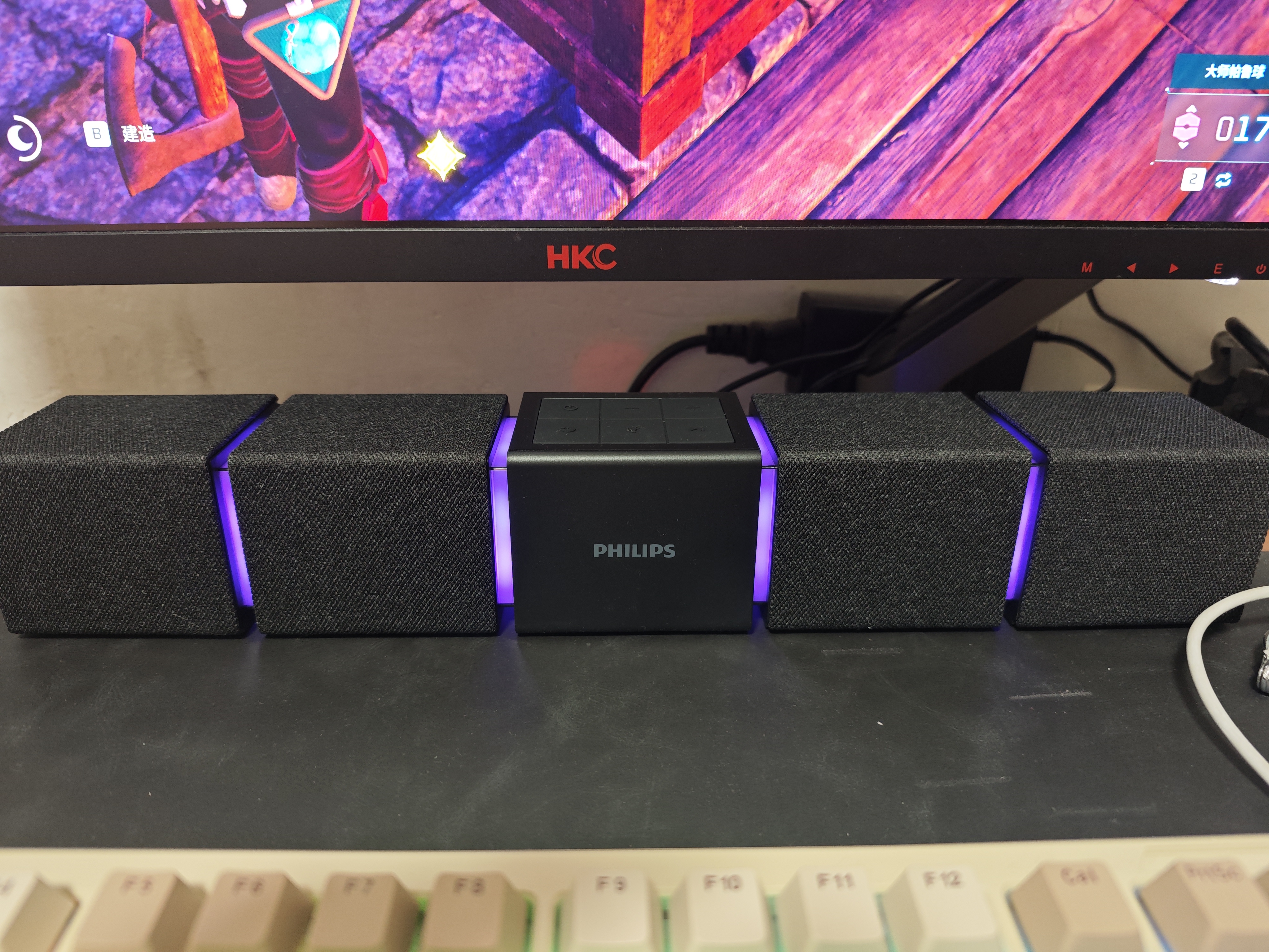 飞利浦（PHILIPS）蓝牙音箱电脑音响家用桌面低音炮多媒体台式机笔记本降噪麦克风三角洲打瓦游戏电竞礼物SPA5600 实拍图