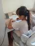 习格X19儿童学习椅写字椅子小学生升降6-18岁专用矫正坐姿座椅带脚踏 实拍图