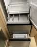 海尔「真省电」310L三门家用电冰箱抗菌净味一级能效节能风冷无霜速冻BCD-310WGHD3E7WV(银)国家补贴 实拍图