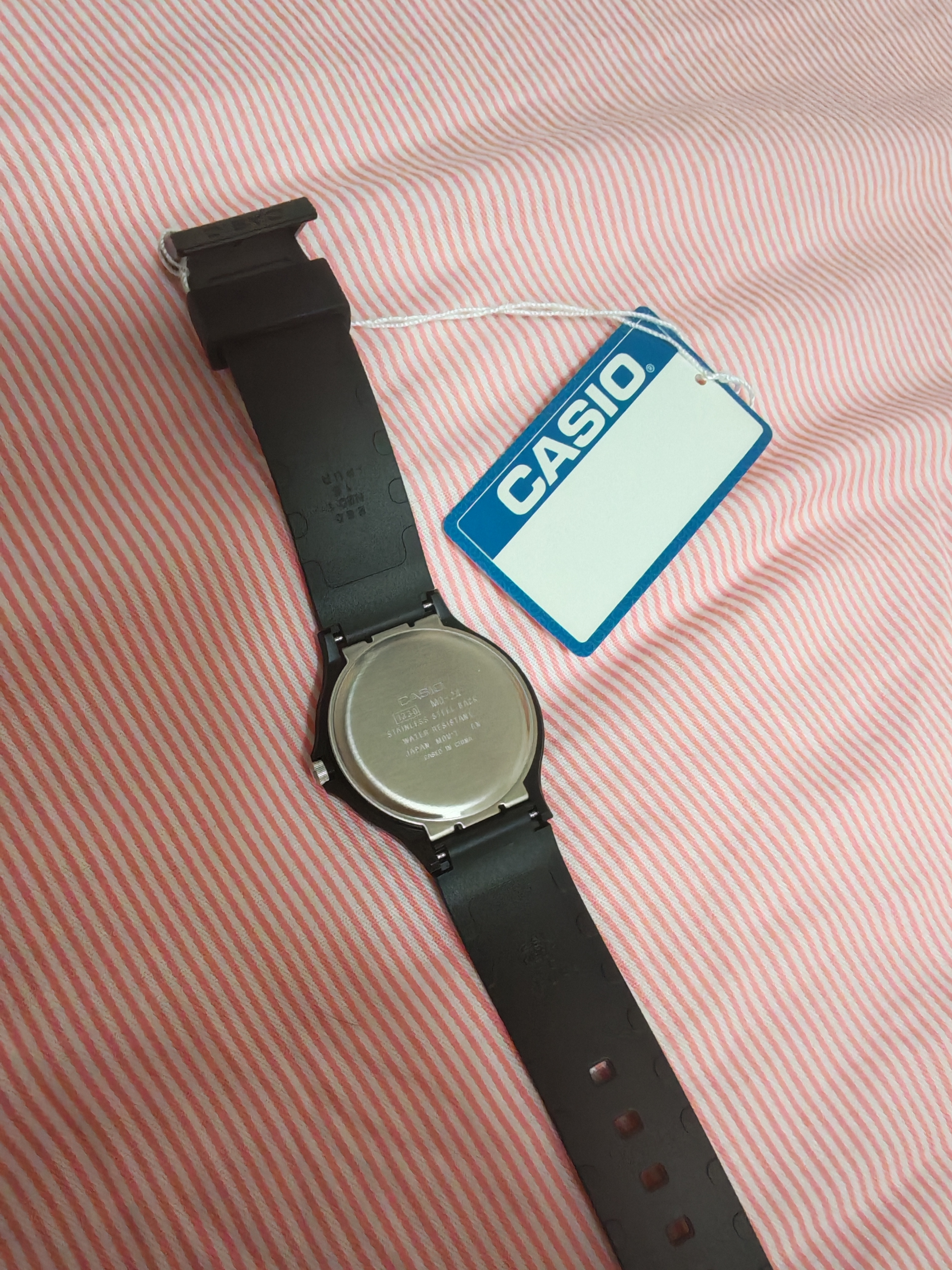 卡西欧（CASIO）小黑表男女表中性学生公务员考试中高考可用石英表MQ-24-7B 实拍图