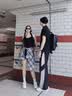 H8小白鞋2026新款春季百搭莆田鞋子情侣男女内增高厚底休闲运动板鞋 白色-黑皮尾（礼盒装） 42 男码 实拍图