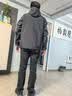 FILA斐乐抓绒防泼水运动外套26秋冬季新款男款软壳防风衣通勤夹克上衣 【多功能单层秋季版】正黑色-BK L 175/96A/L 实拍图