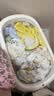 iuu婴儿洗澡盆 可折叠宝宝浴盆大号 洗澡神器躺托浴架新生儿童用品 【北欧灰-无线感温】+调节感温浴架+浴垫+脸盆*3 材质：FDA食品级材质检测认证 实拍图