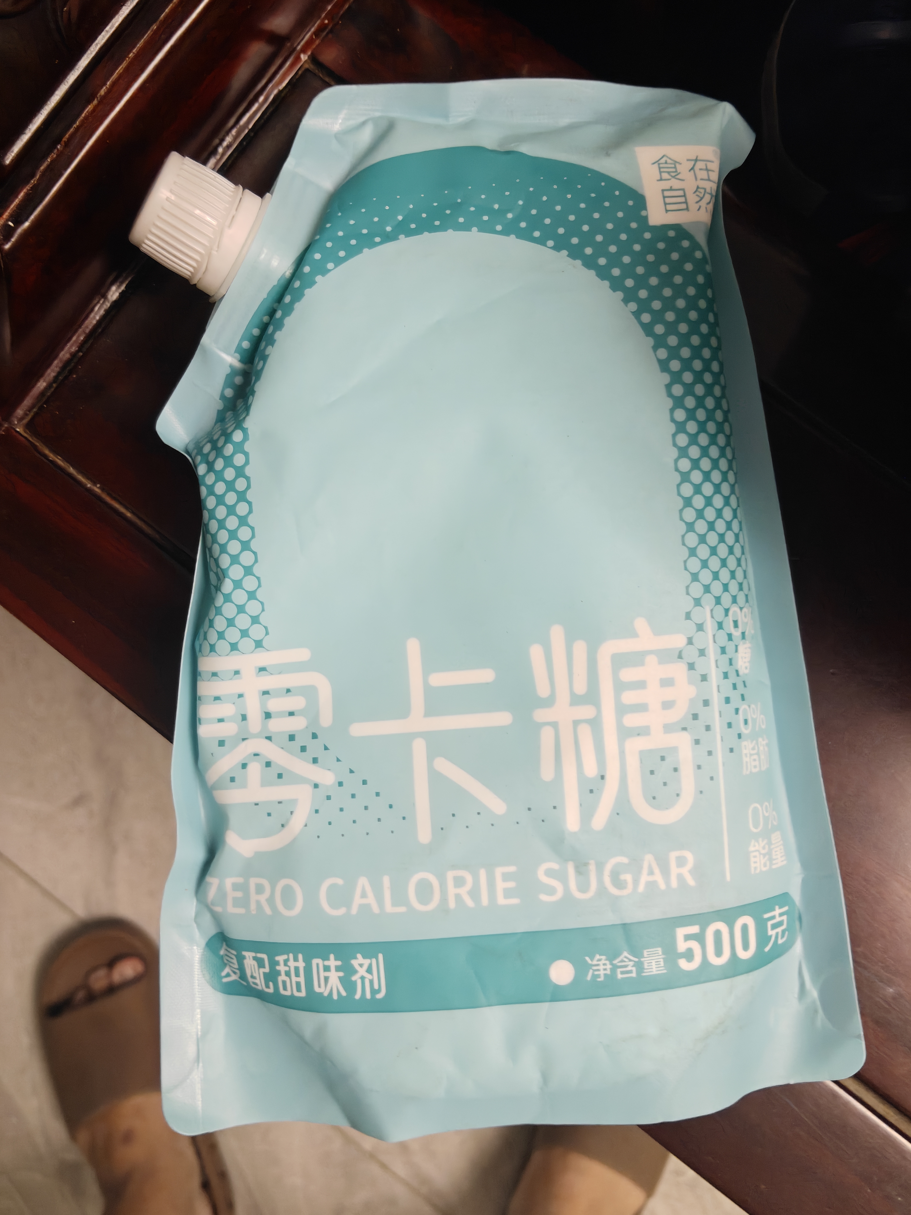 食在自然零卡糖500g赤藓糖醇罗汉果无糖代糖甜品咖啡调味糖0糖0脂0卡糖 实拍图