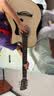 维卡斯（WEIKASI）民谣吉他初学者木吉他单板新手入门练习琴guitar吉它学生男女乐器 38英寸原木色+礼包【初学推荐】 实拍图