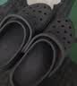 卡骆驰（crocs）经典云朵Clog女沙滩洞洞鞋凉拖鞋206750 黑色  37  实拍图