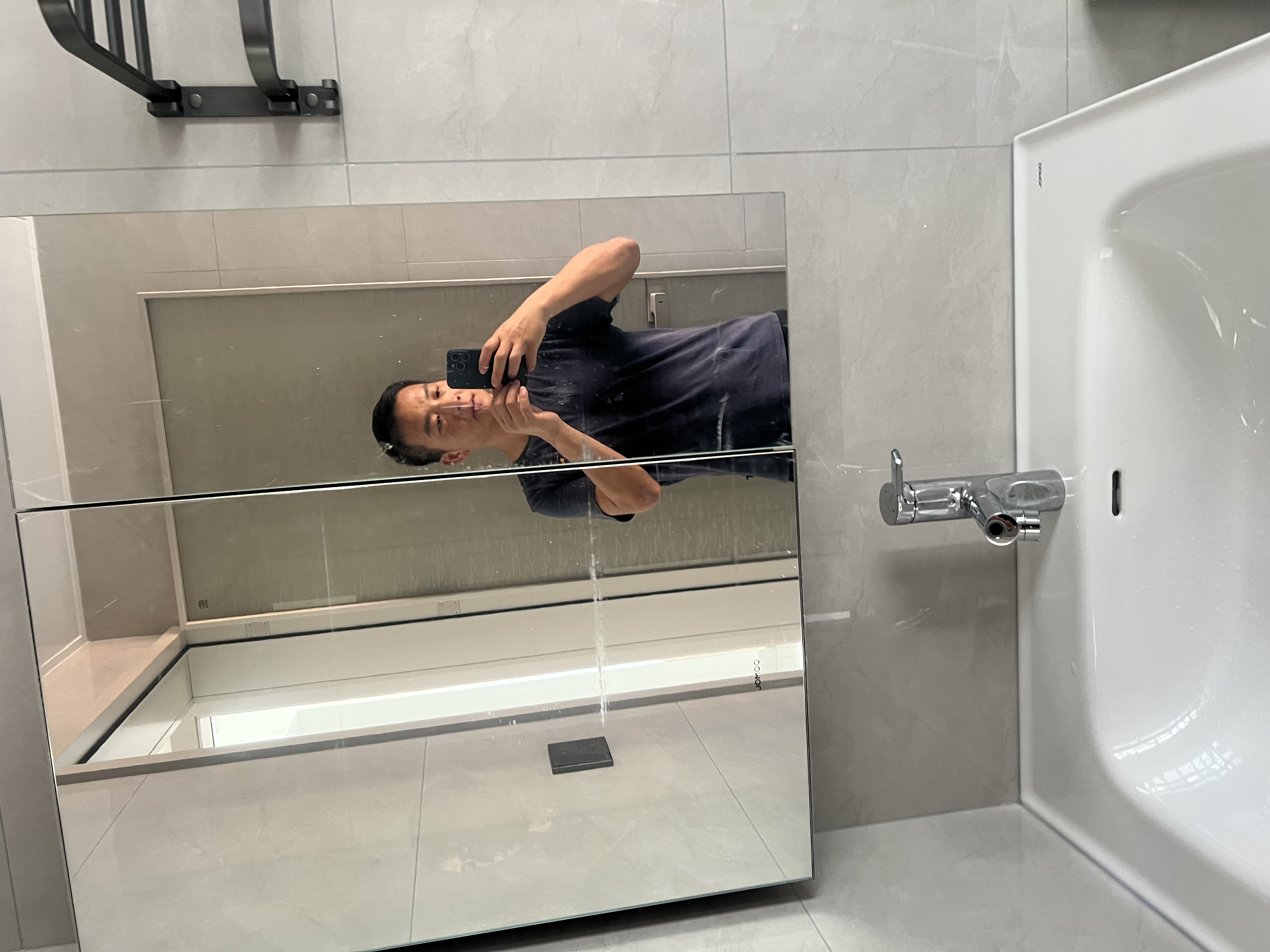 九牧（JOMOO）铝合金浴室柜陶瓷一体盆洗脸盆柜组合80cm A2736-74AT-3 实拍图