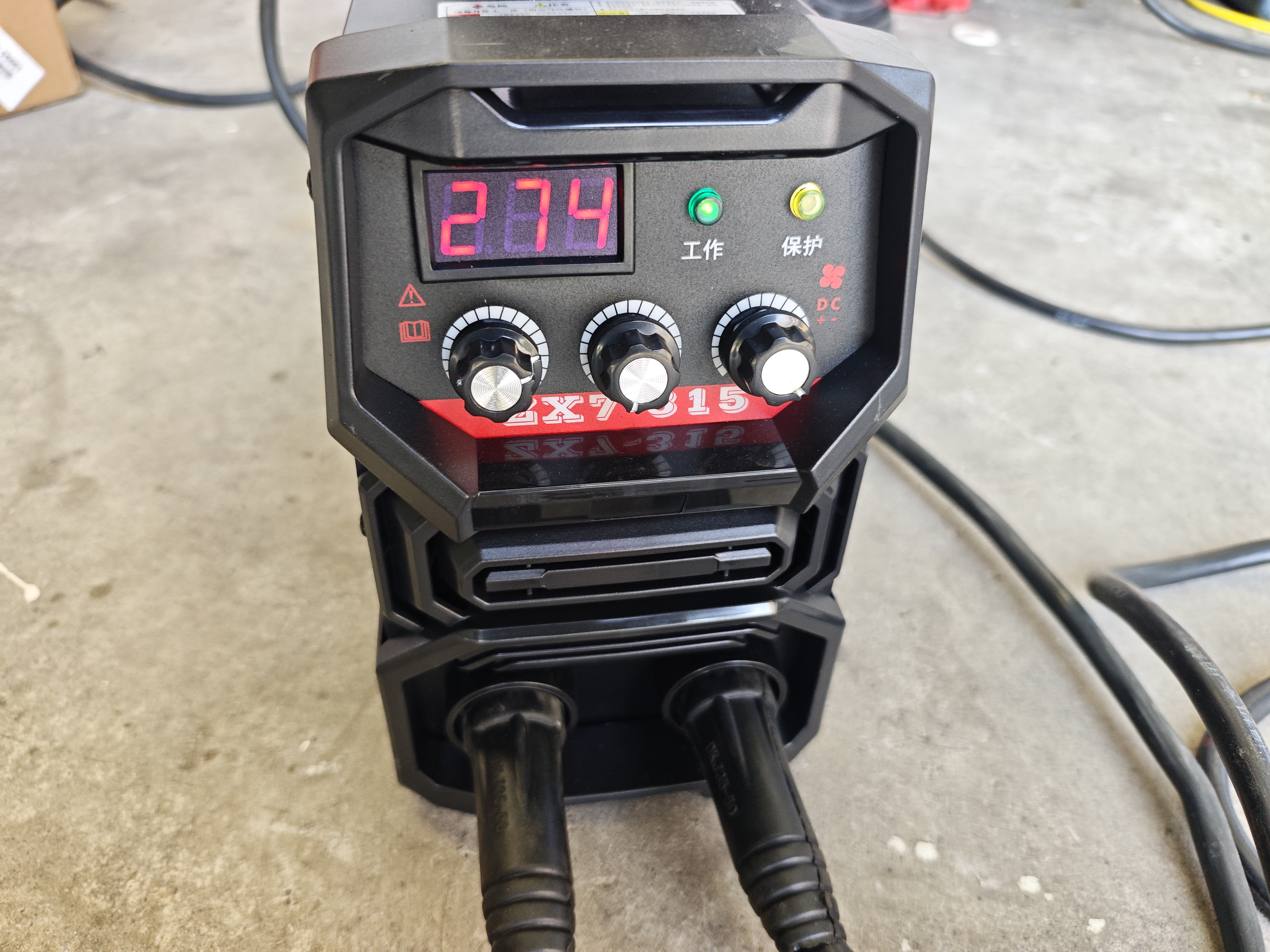 德力西电焊机220v 380v两用双电压焊机ZX7-315工业焊机 实拍图