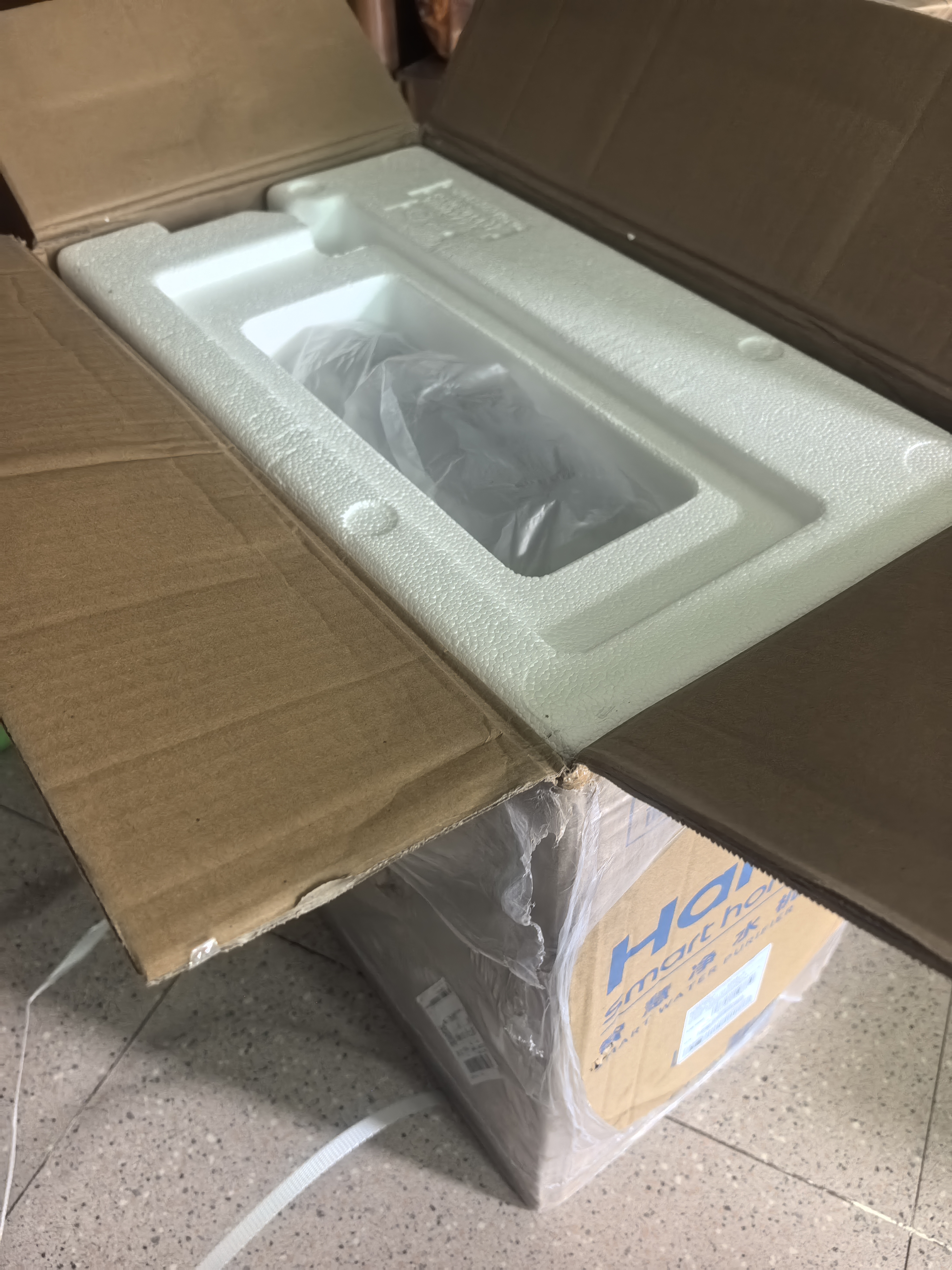 海尔（Haier）【鲜活水793升级款整机0阻垢】新款鲜活水Pro1200G 6年长效膜抑菌反渗透家用厨下直饮净水机R816 实拍图