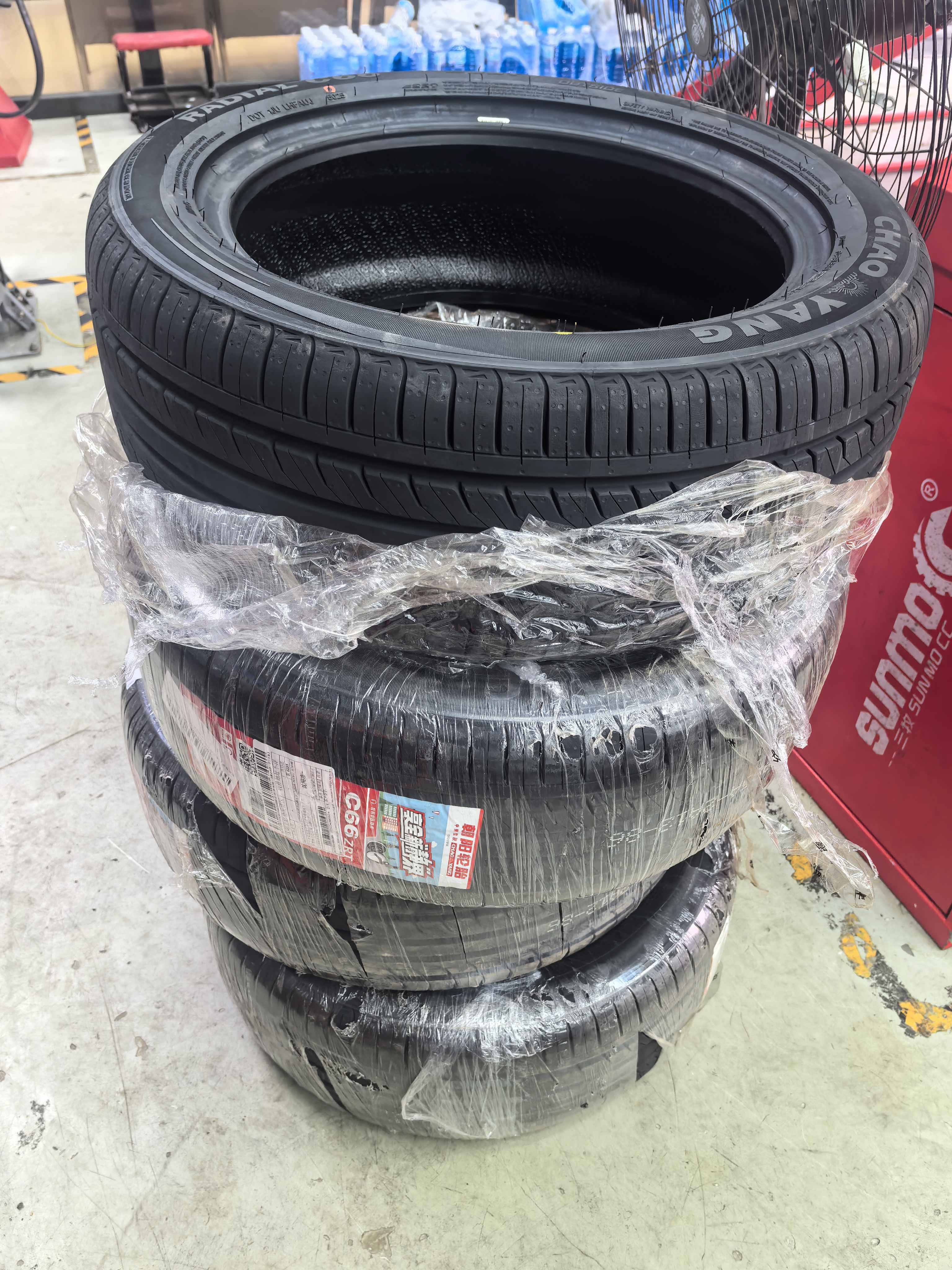 朝阳轮胎 汽车轮胎 225/50R17 98W C66 ZRT 防爆胎适配奔驰C级/3系 实拍图