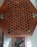 御圣 跳棋玻璃珠跳跳棋木质跳棋盘早教启蒙亲子益智游戏桌游儿童礼物 六角型跳棋盘+【玛瑙珠棋子】 实拍图