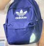 adidas休闲日常通勤运动双肩背包学生书包开学男女阿迪达斯三叶草   深靛蓝   NS(均码) 实拍图