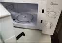 美的（Midea）2026新款微波炉家用20升360度转盘均匀加热简易旋钮操控 白色经典款易清洁内胆（M1-L213B二代） 家用20L纯白 实拍图